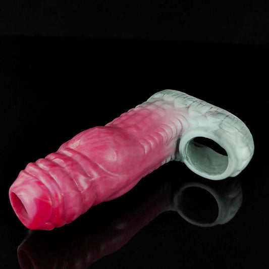 Cum Thru Dragon Slayer Penis Sleeve - Pink